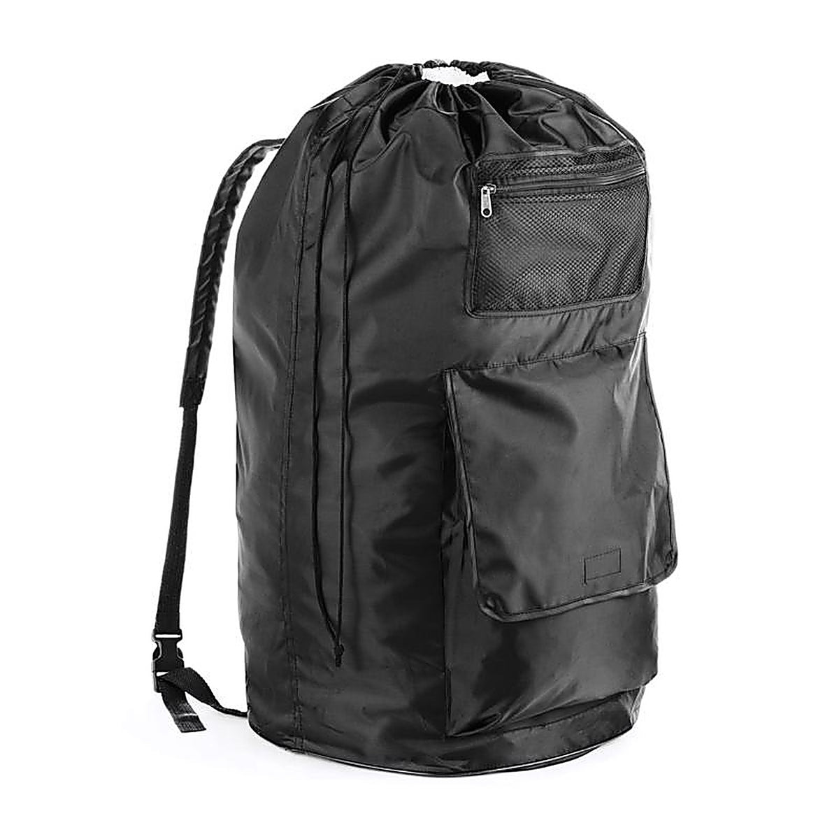 Whitmor 6403-5126-BLK Duraclean Black Polyester Collapsible Laundry Bag