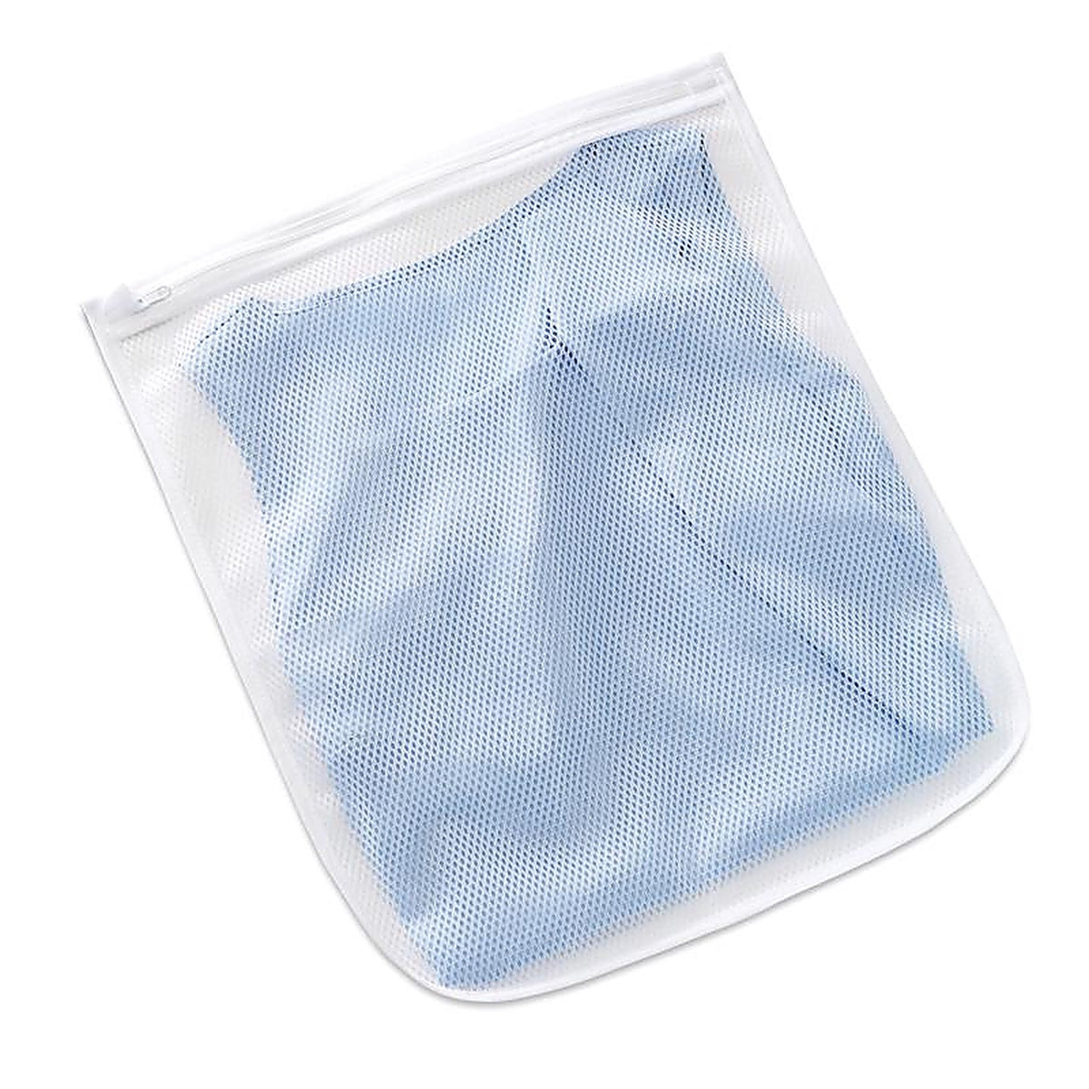 Whitmor 6368-7301-WHT White Fabric Collapsible Laundry Bag 10in.