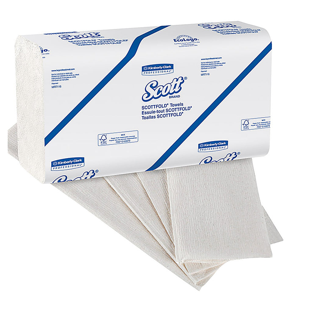 Scott 01980 fold M Towel 175 sheet 1 ply 25 pk
