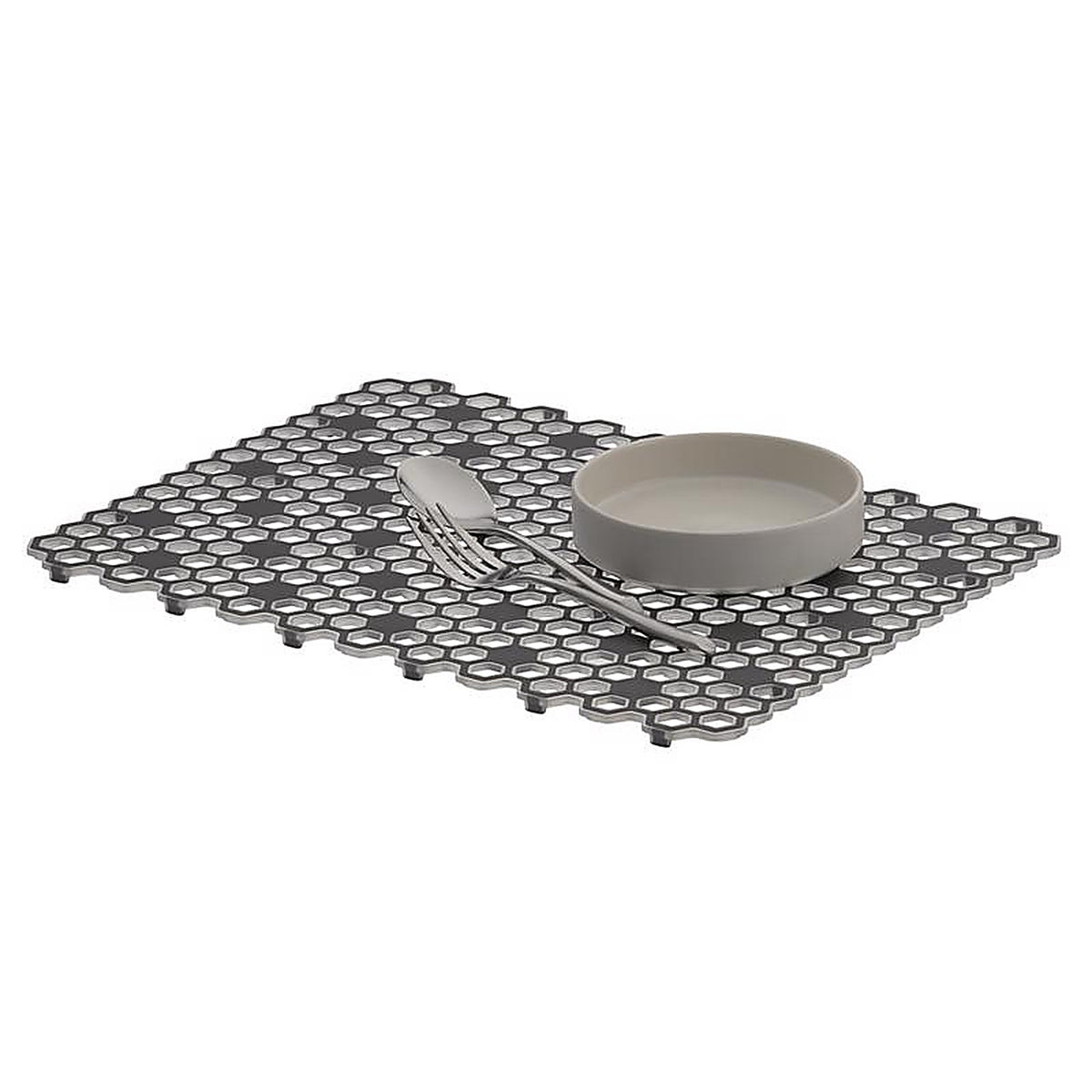 Spectrum - A33112 - Hexa 16 In. L X 0.5 In. W X 11.75 In. H Plastic Sink Mat