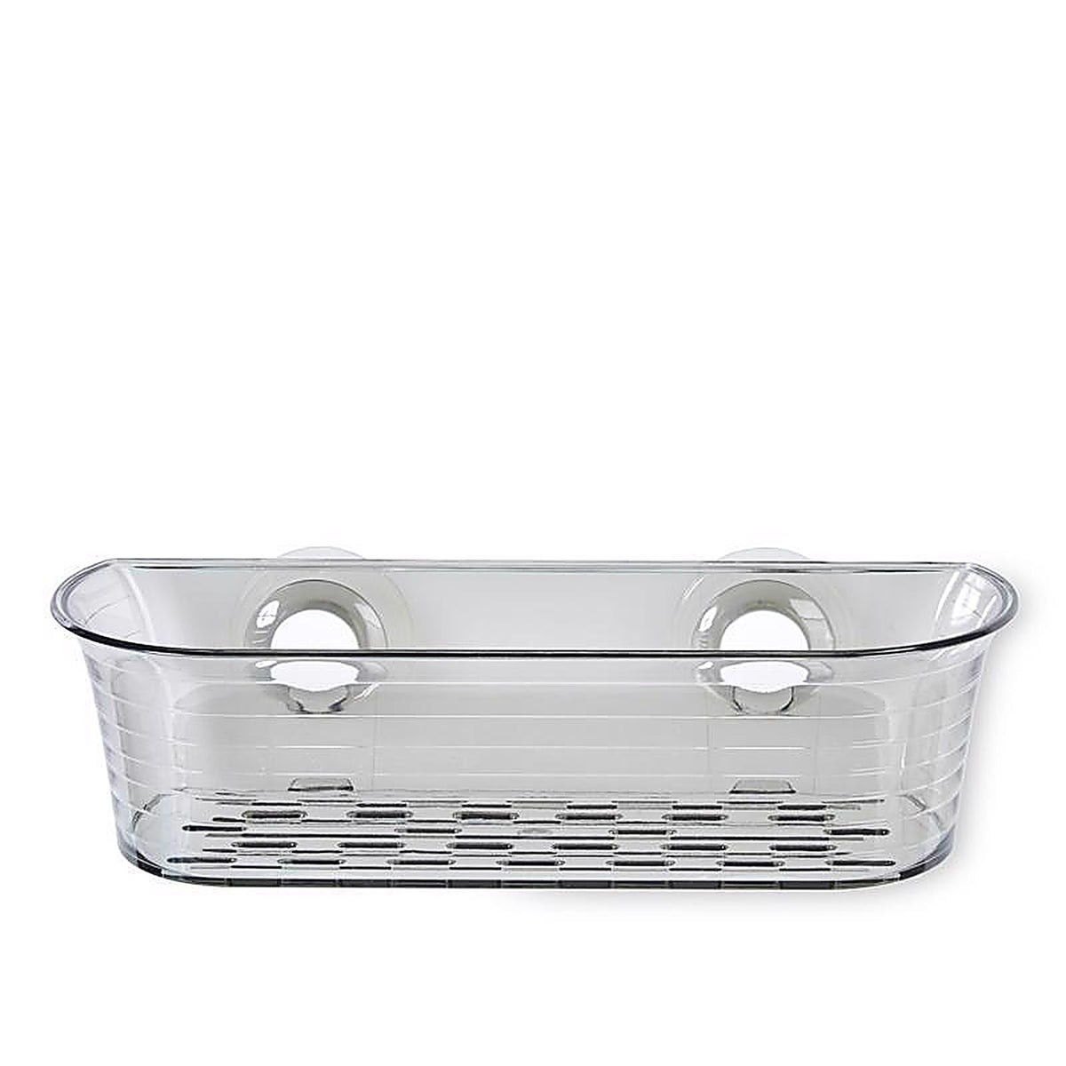 Better Living 13871 Clear Gray Plastic Shower Basket