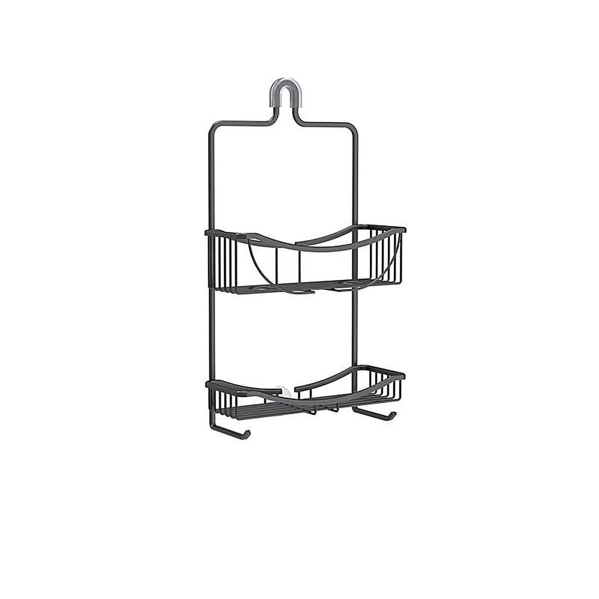 Better Living 13635 Venus 19.5 in. H X 4.5 in. W X 11 in. L Matte Black Shower Caddy