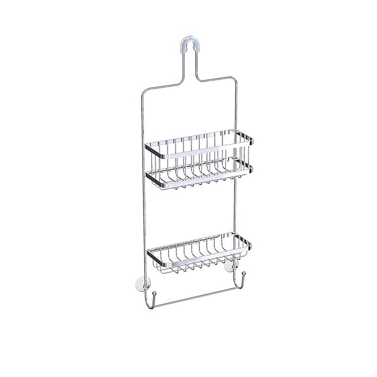 Better Living 13214 Astra 25.5 in. H X 5 in. W X 10.98 in. L Chrome Silver Shower Caddy