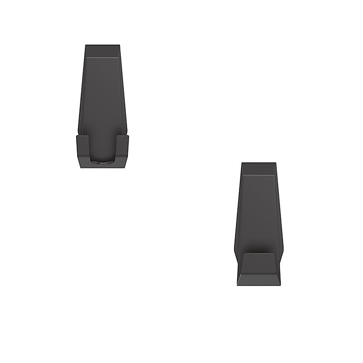 Better Living 13866 Facet 3.38 in. H X 1.25 in. W X 1.5 in. L Matte Black Bath Hook