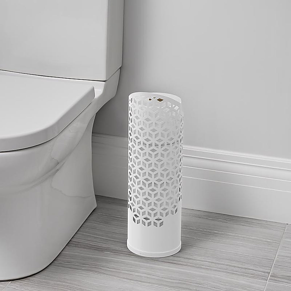 Better Living 53650 Rollo Matte White Toilet Paper Roll Reserve