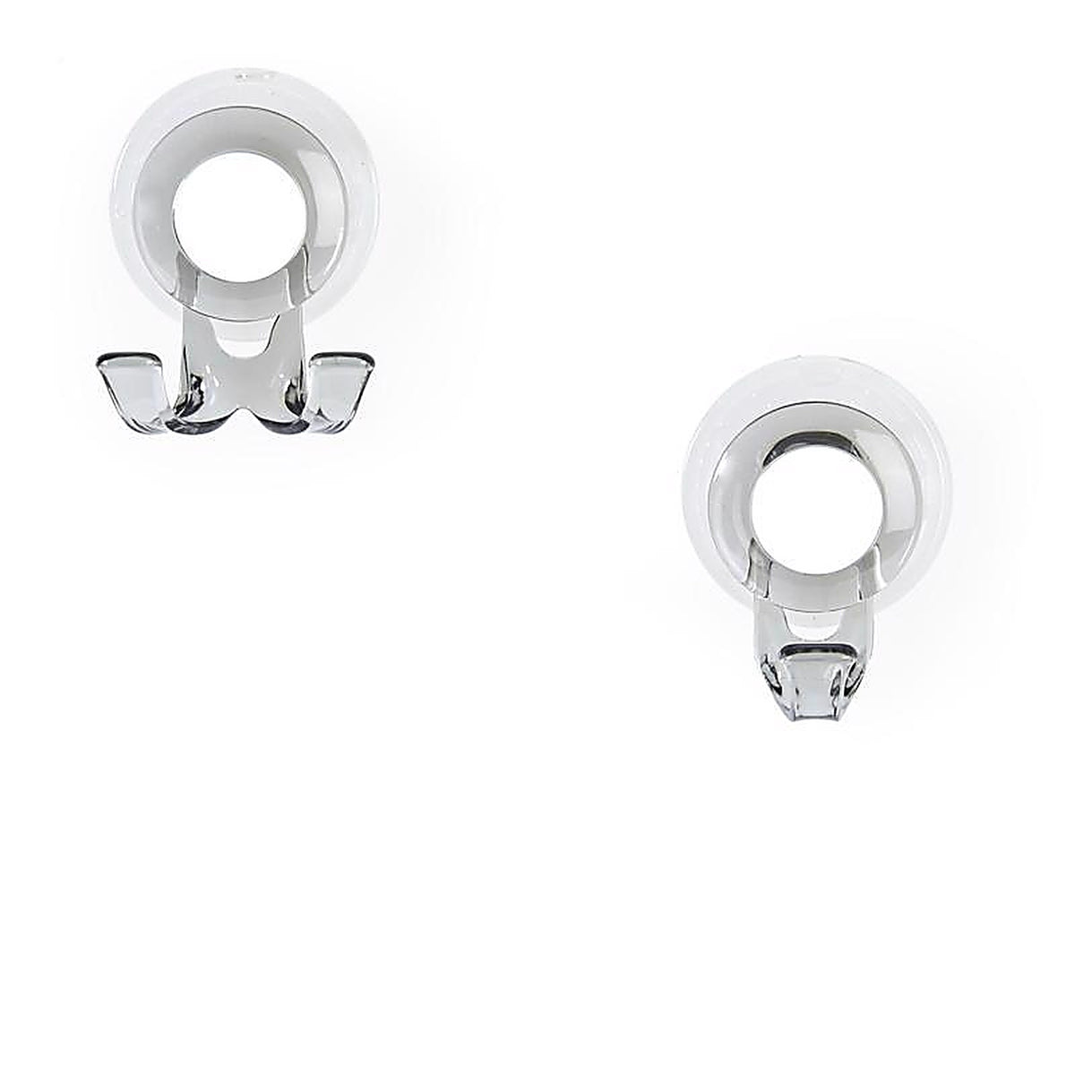 Better Living 13873 Impress 3 in. H X 1.75 in. W X 2.25 in. L Matte Clear Bath Hook