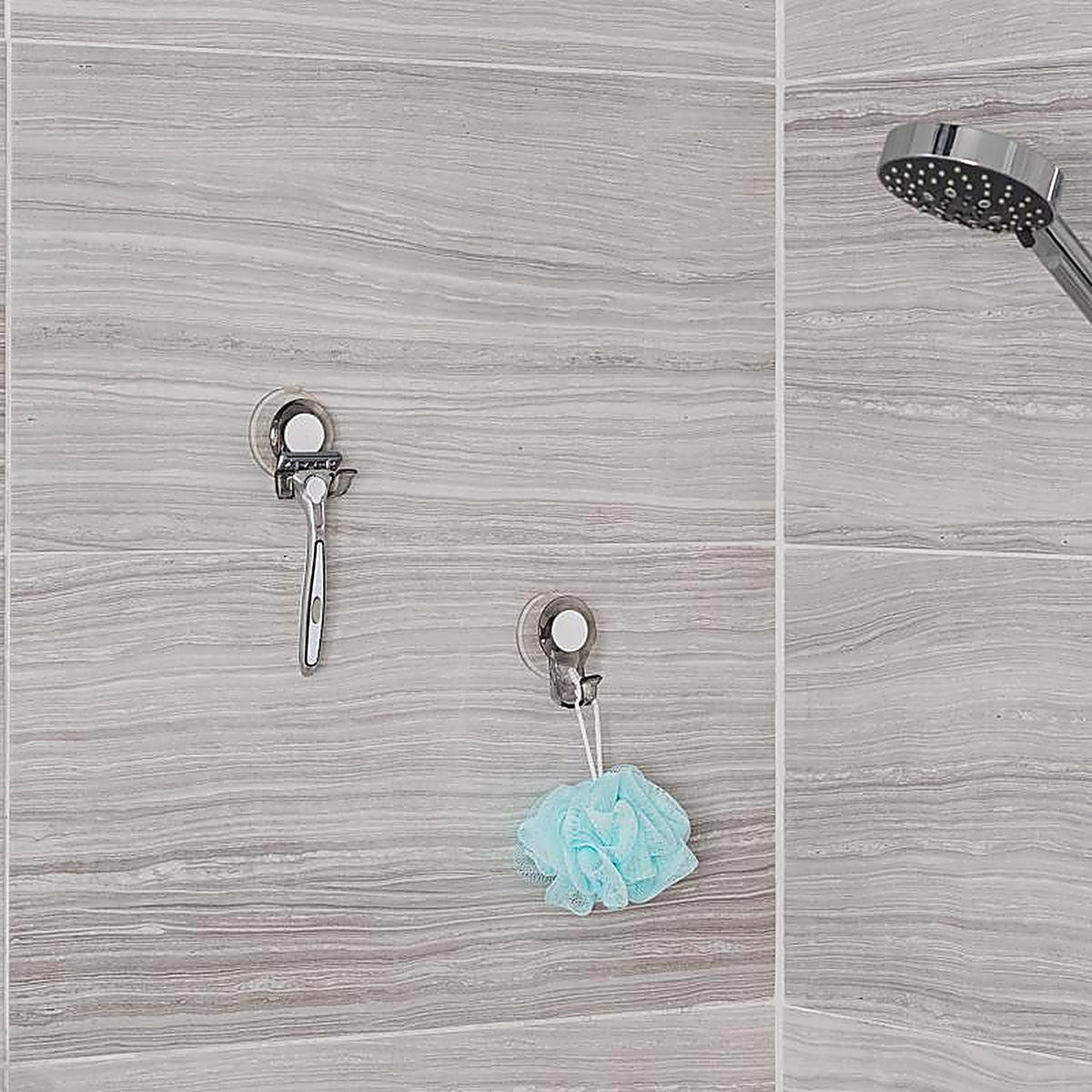 Better Living 13873 Impress 3 in. H X 1.75 in. W X 2.25 in. L Matte Clear Bath Hook