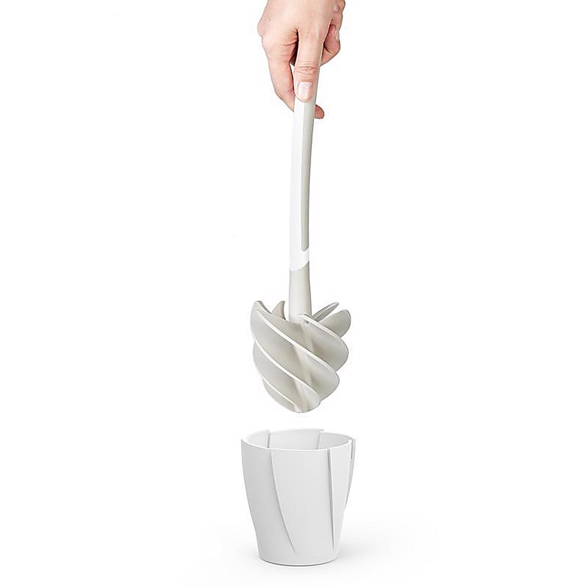 Better Living 17253 Looeez Toilet Bowl Brush & Holder White