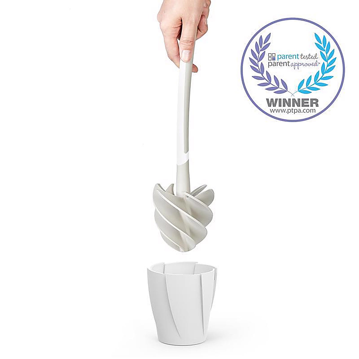 Better Living 17253 Looeez Toilet Bowl Brush & Holder White