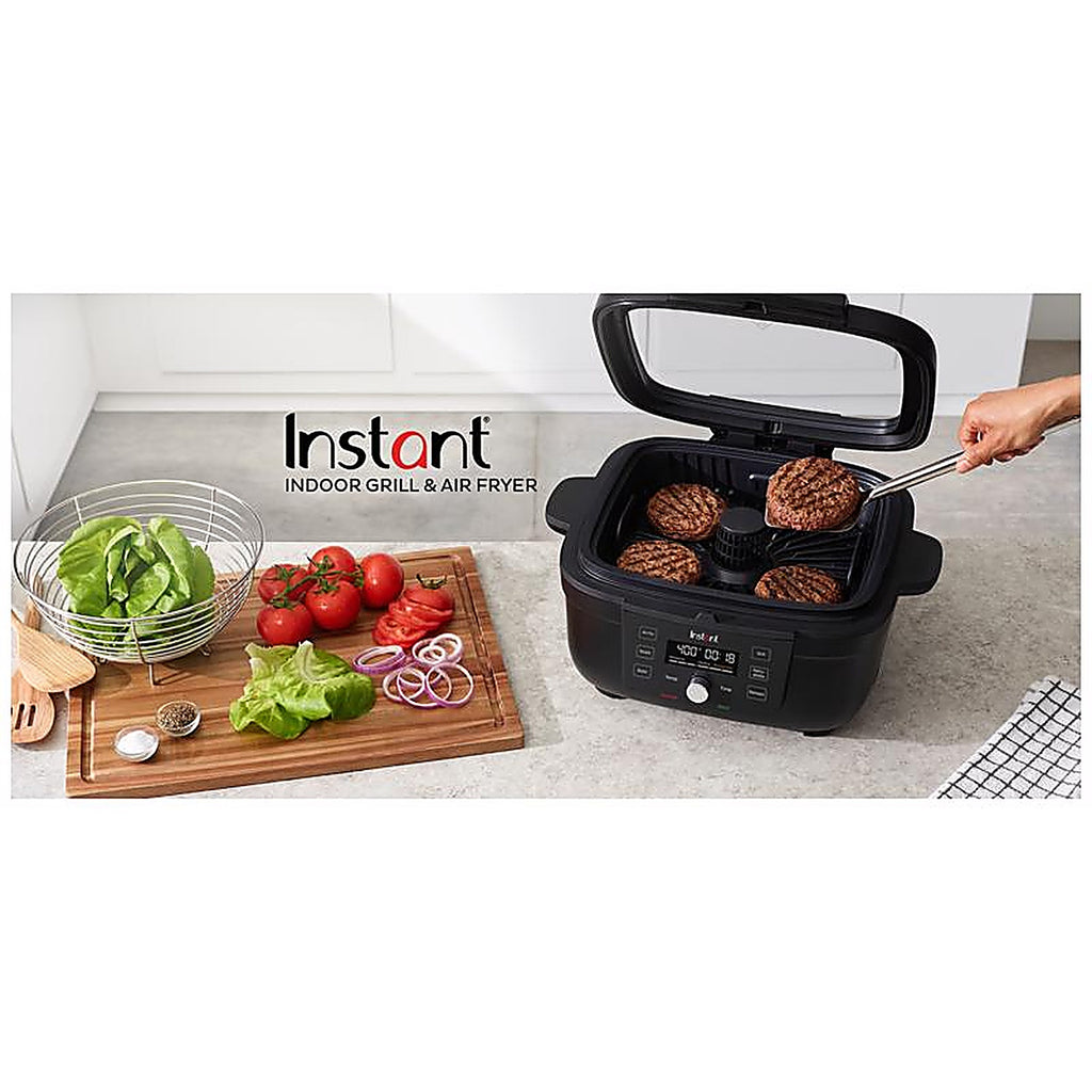 Instant 140-8001-01 Black Plastic/Stainless Steel Nonstick Surface Electric Grill 4 qt. cap.