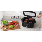 Instant 140-8001-01 Black Plastic/Stainless Steel Nonstick Surface Electric Grill 4 qt. cap.