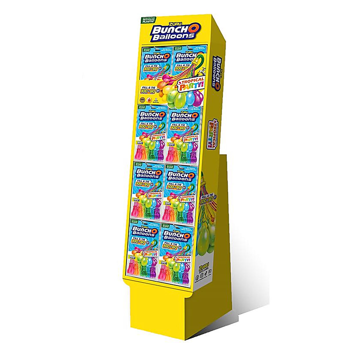 Zuru - 56480SK - Bunch O Balloons Rapid Filling Water Balloons Assorted 100 Piece
