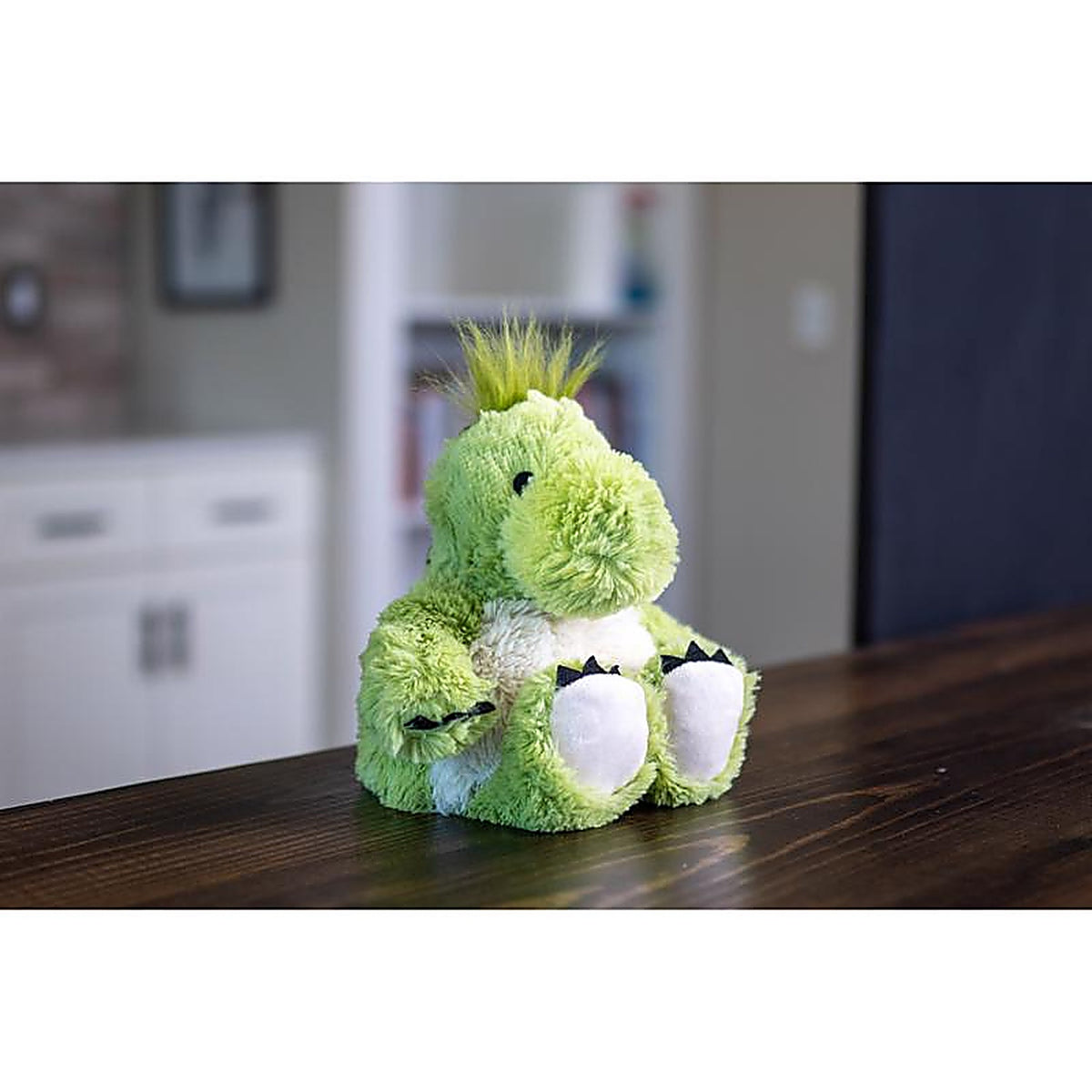 Warmies CP-DIN-1 Stuffed Animals Plush Green Dinosaur