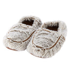 Warmies FW-SLI-MB Marshmallow Slippers Brown/Gray
