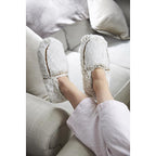 Warmies FW-SLI-MB Marshmallow Slippers Brown/Gray