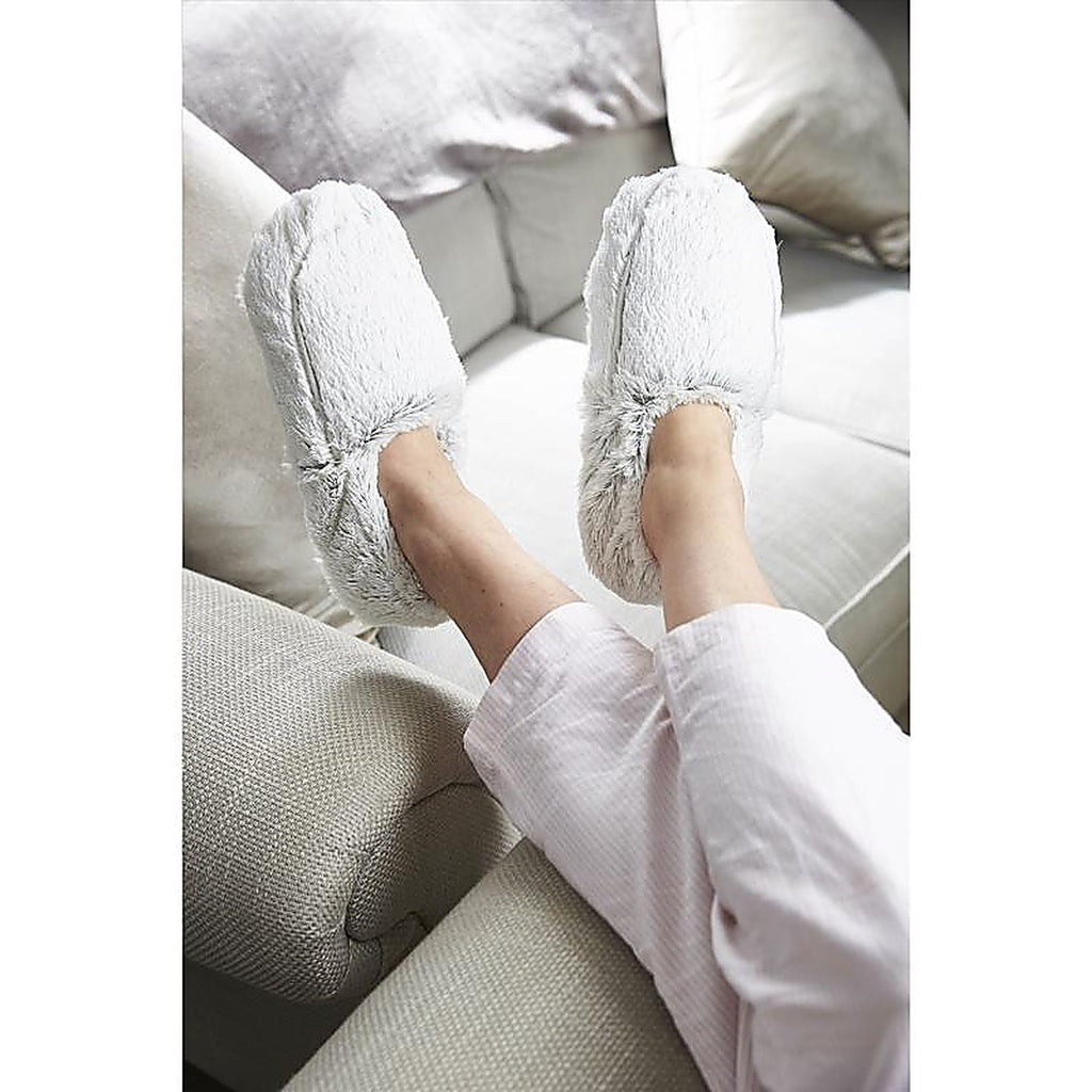 Warmies FW-SLI-MG Marshmallow Slippers Gray