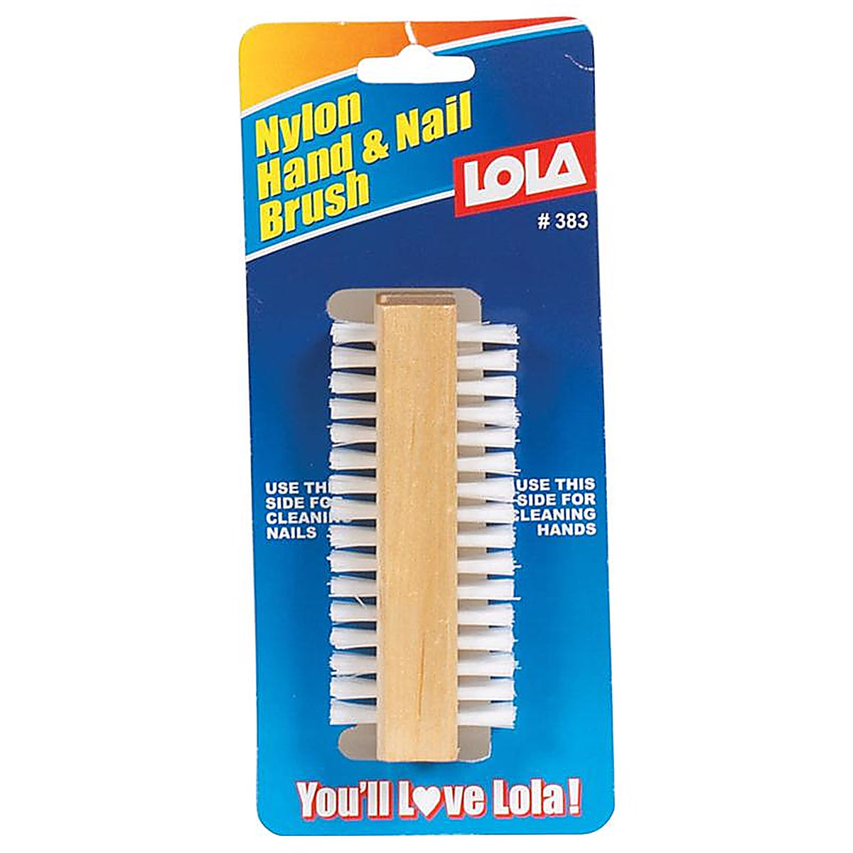 Lola - L383 - Wood Handle Hand and Nail Brush