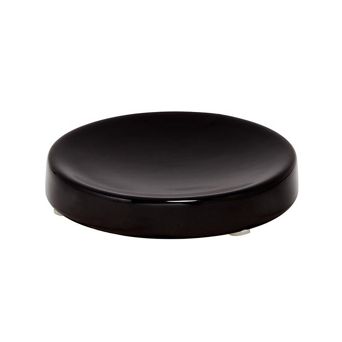InterDesign 28217 Eco Vanity Black Ceramic Soap Dish