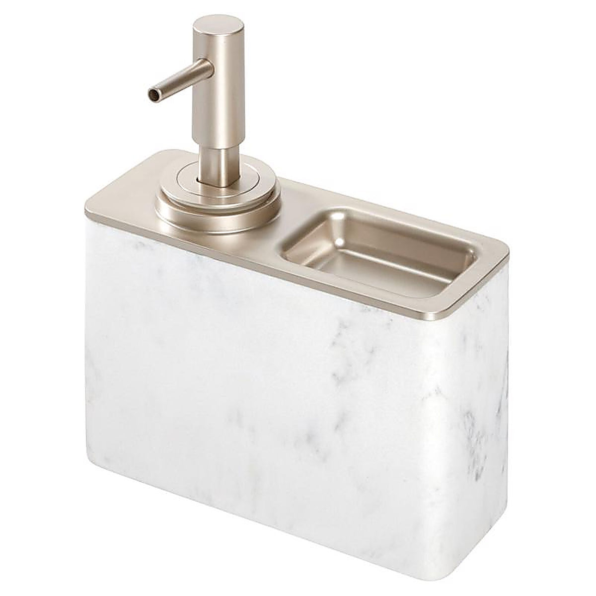 InterDesign 28240 Dakota White Plastic/Steel Soap Pump