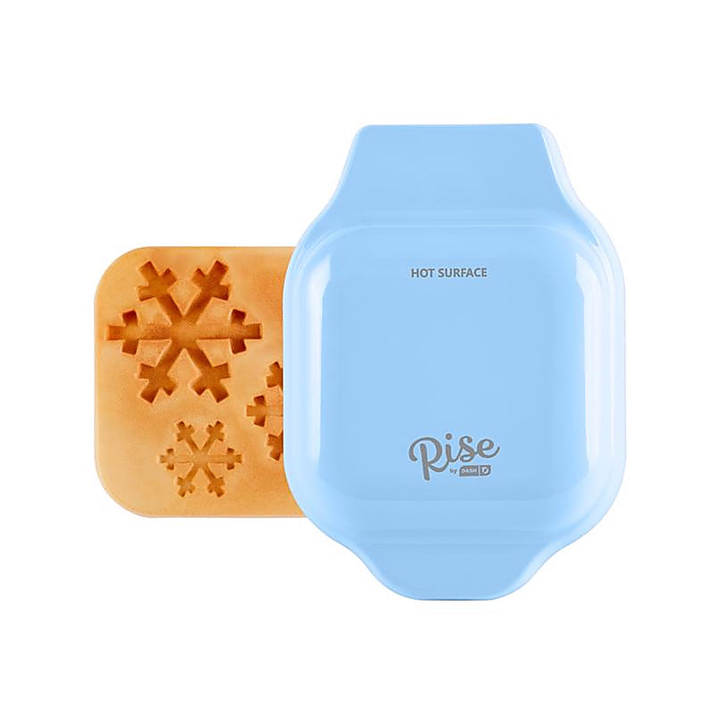 Rise by Dash RMWS001GBSD06 Blue Plastic Waffle Maker Snow