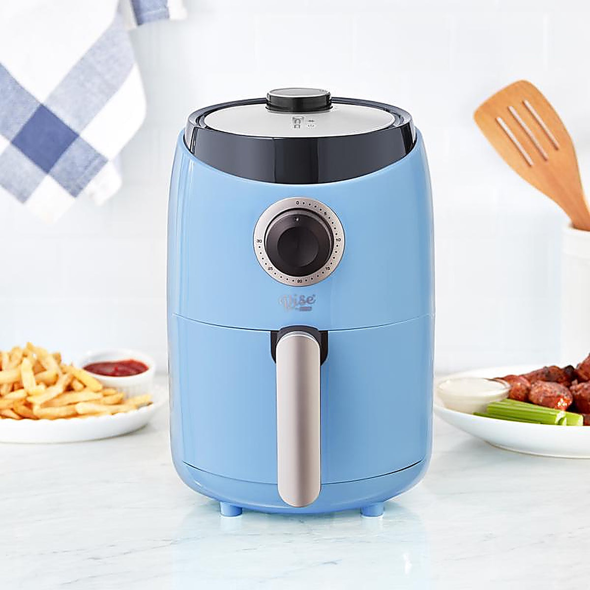 Rise by Dash RCAF160GBSK02 Blue 2 qt Air Fryer