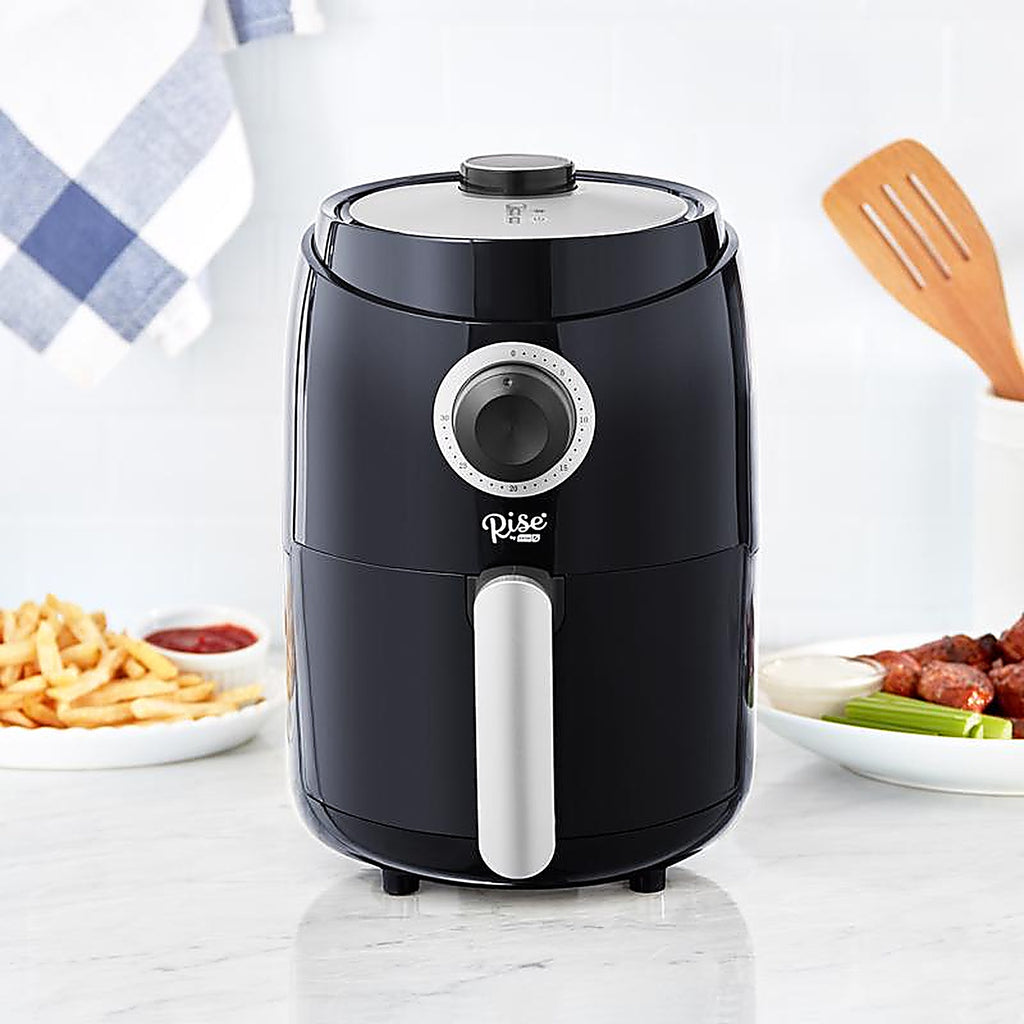Rise by Dash RCAF160GBBK02 Black 2 qt Air Fryer