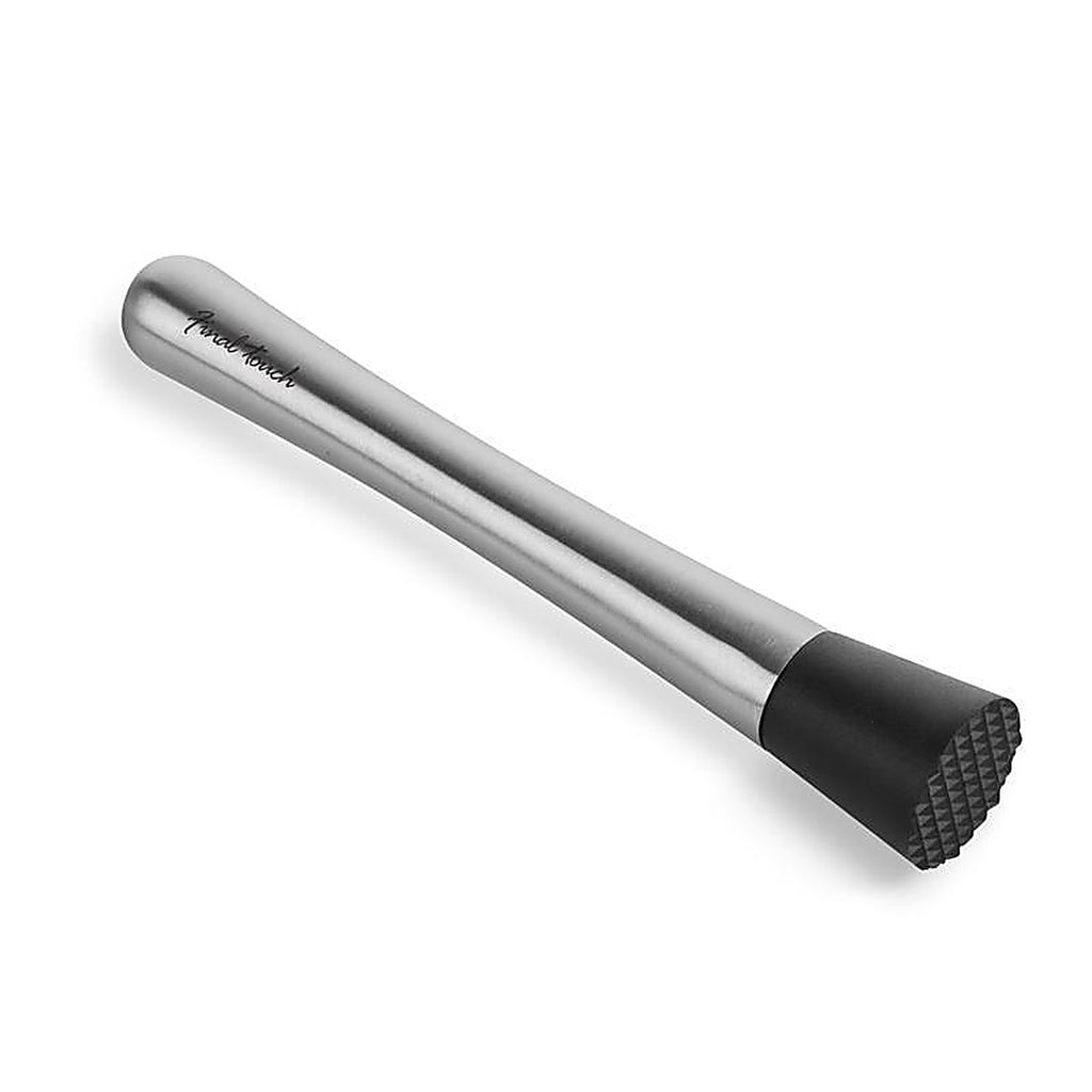 Final Touch FTA7012 Black/Silver Plastic/Stainless Steel Muddler