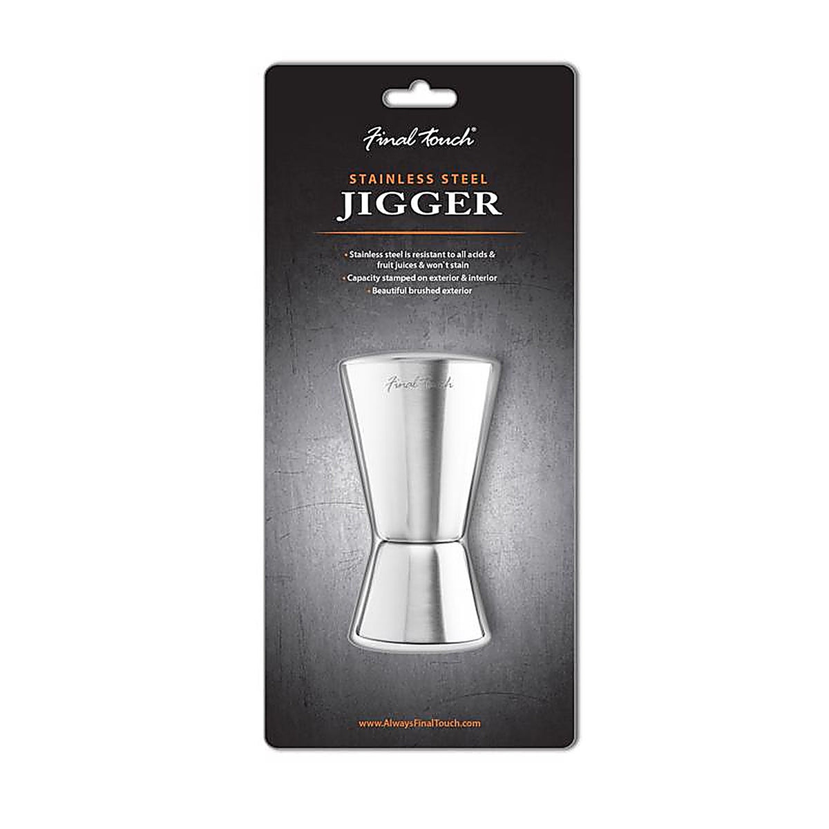 Final Touch FTA7030 Silver Stainless Steel Jigger