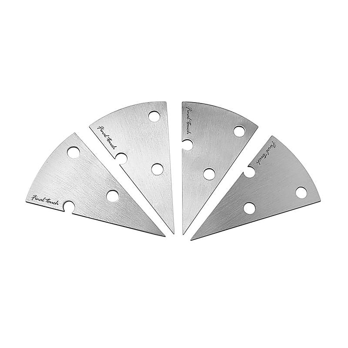 Final Touch FTA7080 Silver Plastic/Stainless Steel Cheese Marker Set
