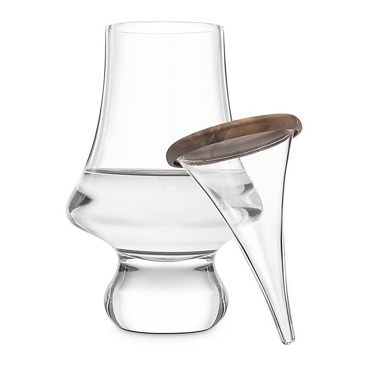 Final Touch LFG4121 6.5 oz Clear Glass/Silicone Whiskey Dropper Set