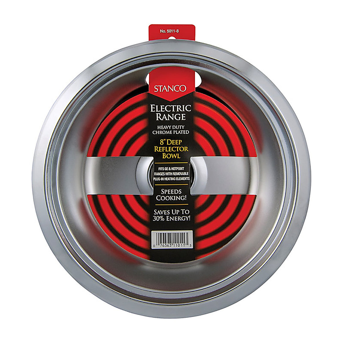 Stanco 5011-8 Steel Reflector Bowl 8 in. W