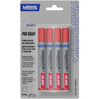 Markal - 80442 - Timberstik Plus 8 In. L Lumber Crayon Red 4 Piece