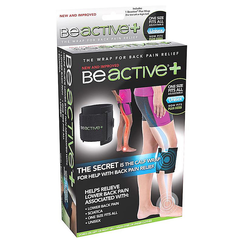 Beactive Plus - BA-1000 - Back and Calf Heat Wrap Mesh Fabric 1 Pack