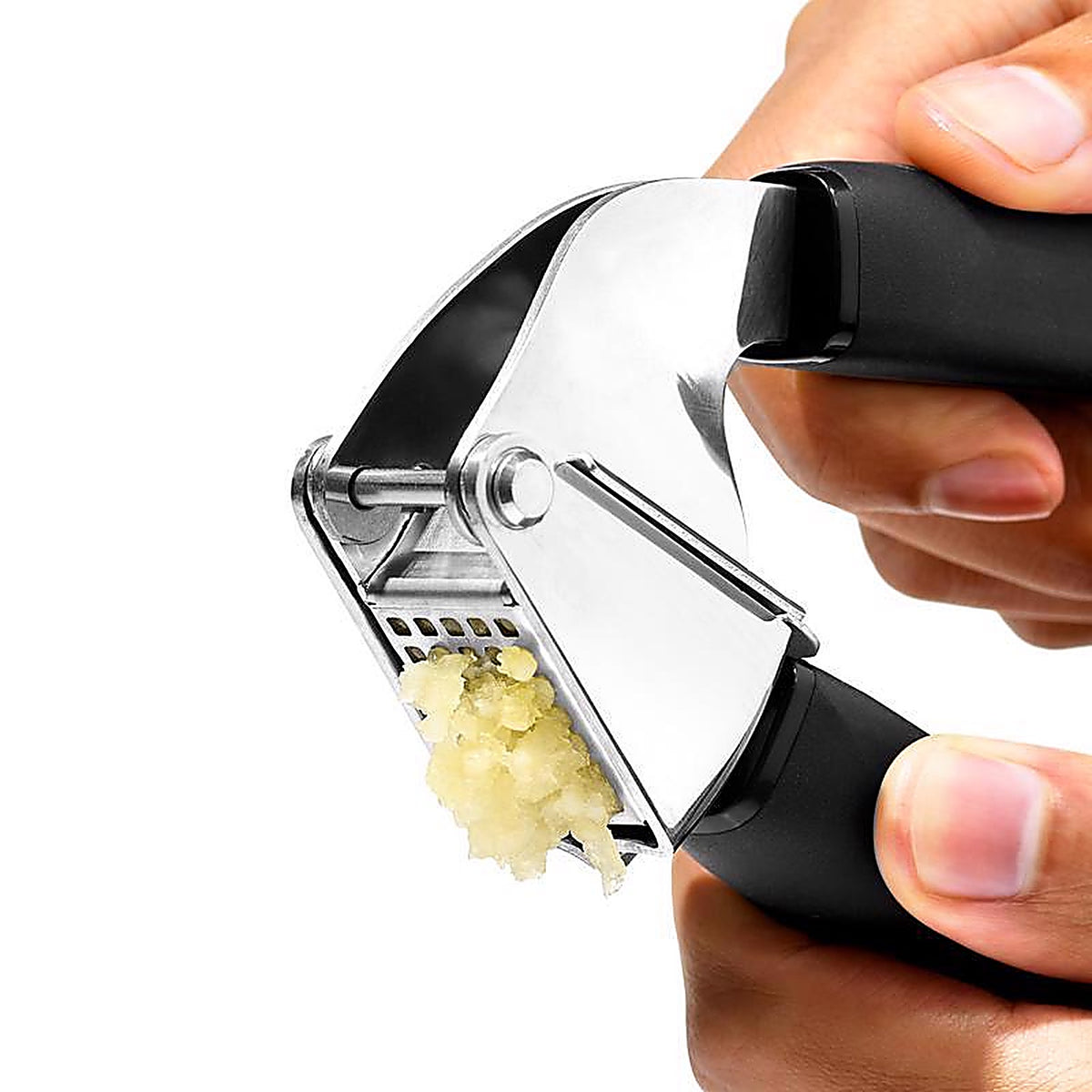 OXO - 11327300 - Good Grips Black Rubber/Stainless Steel Garlic Press
