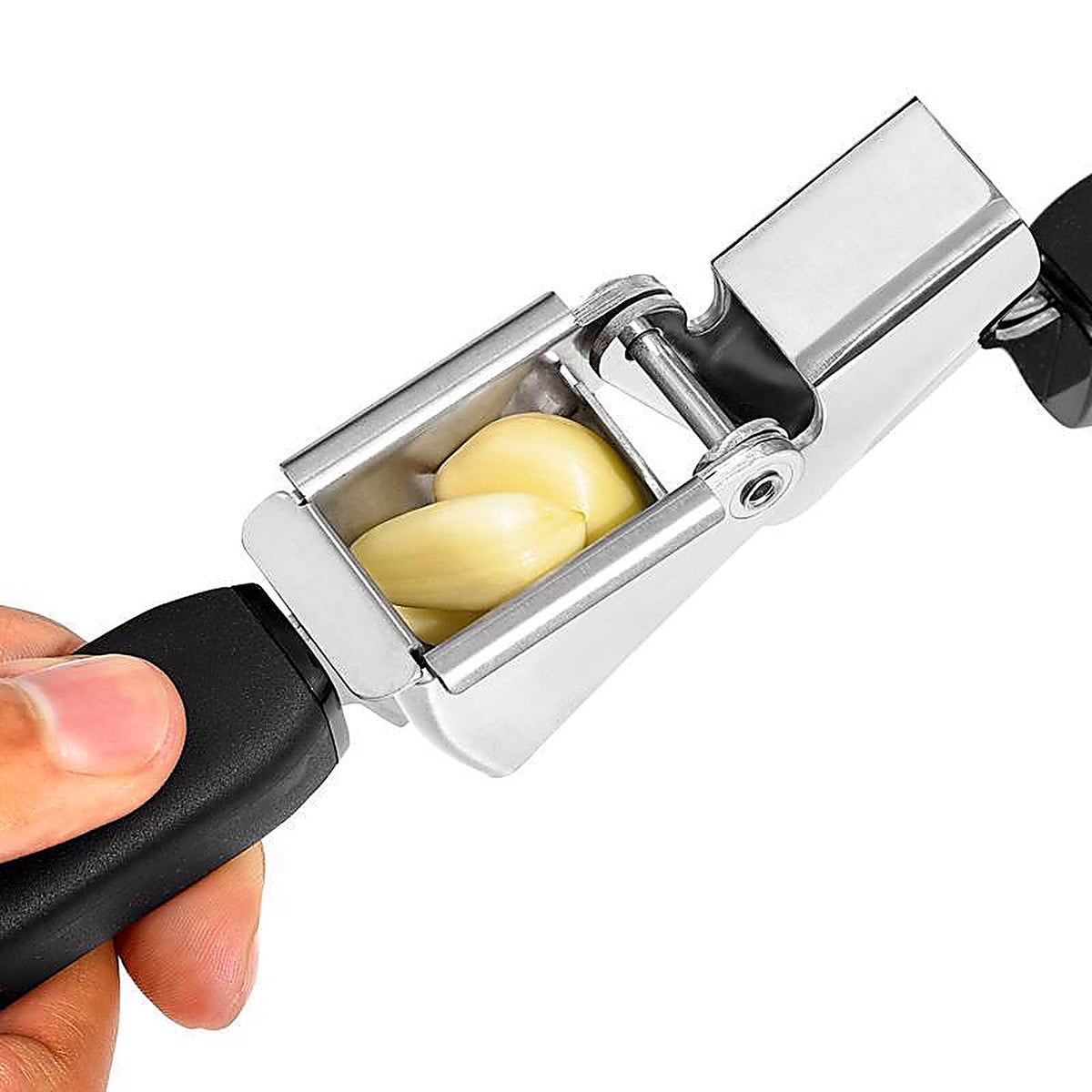 OXO - 11327300 - Good Grips Black Rubber/Stainless Steel Garlic Press