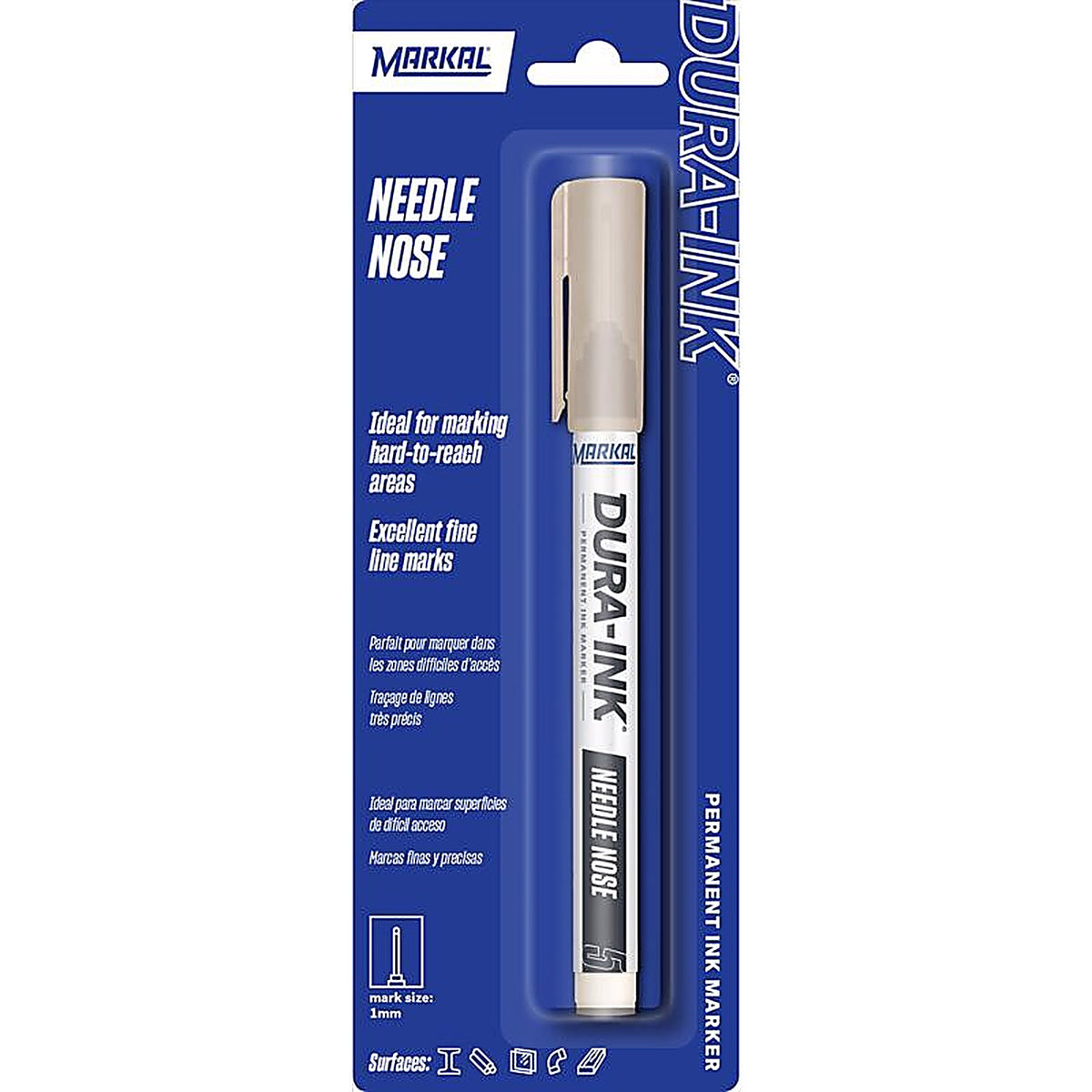 Markal - 96524 - Dura-Ink Black Needle Nose Permanent Marker 1 Pack