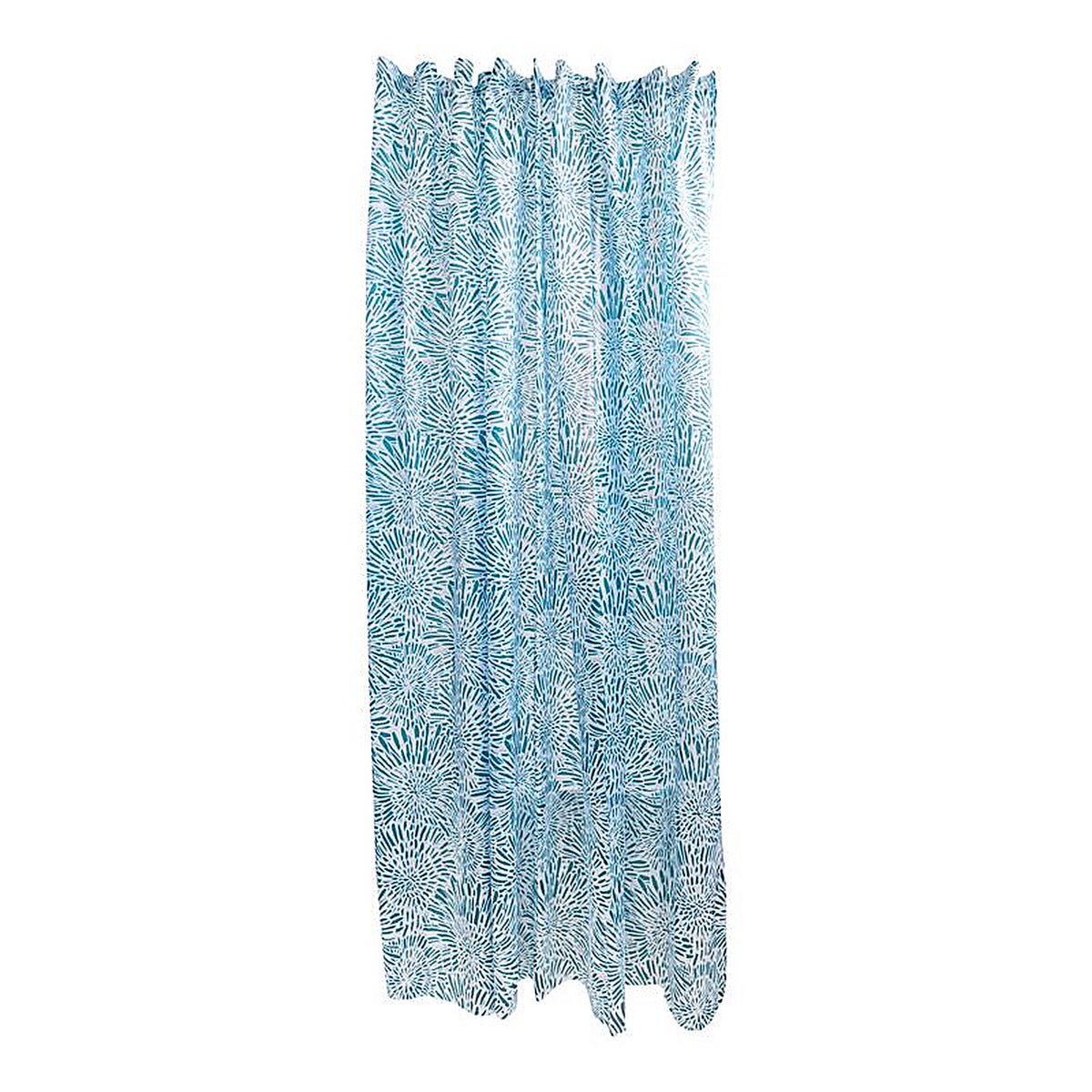 Sttelli - DAS-115-TEA - Dandelion 72 In. H X 72 In. W Teal Shower Curtain Polyester