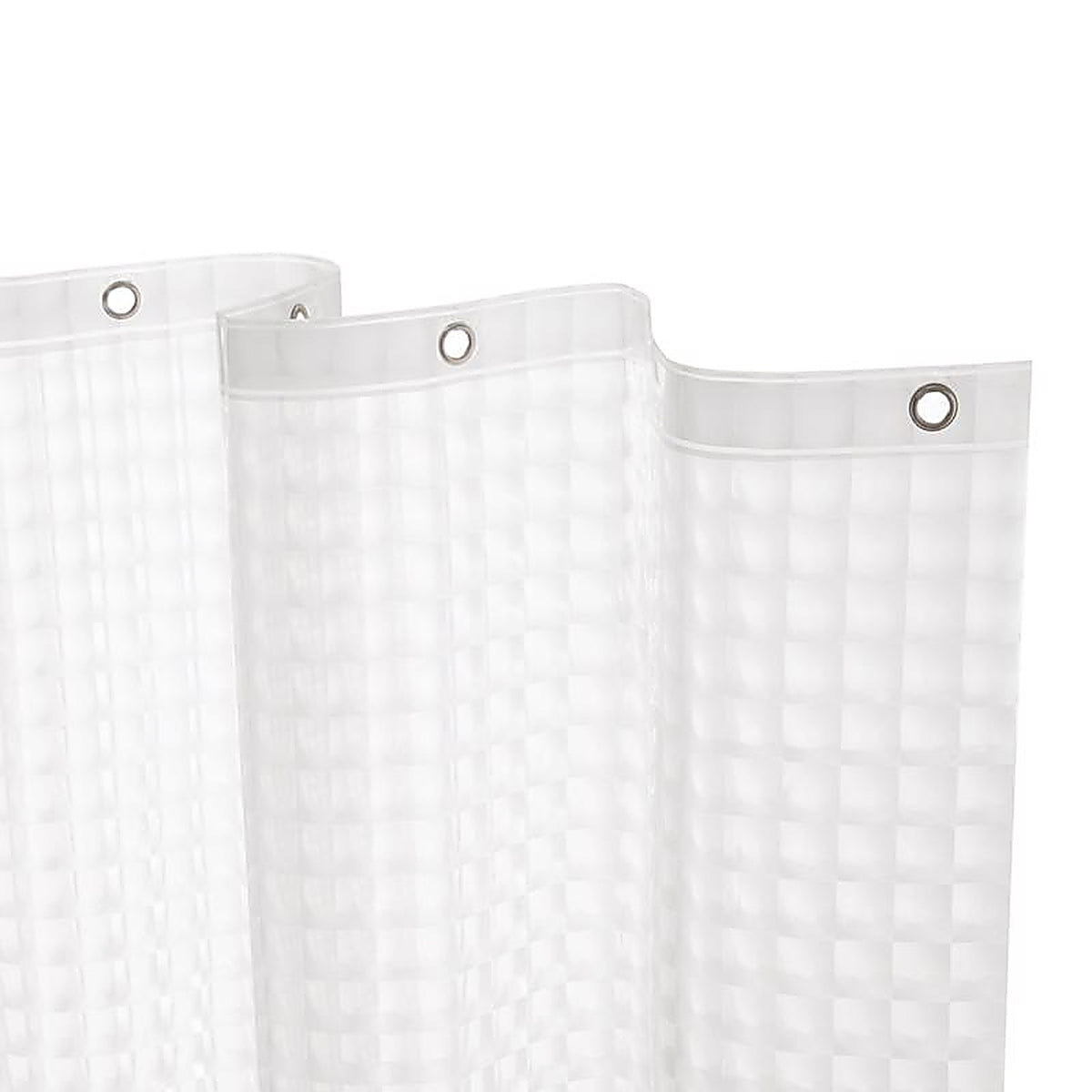 Kenney - KN61151 - 72 In. H X 70 In. W Clear Embossed Shower Curtain Liner Peva