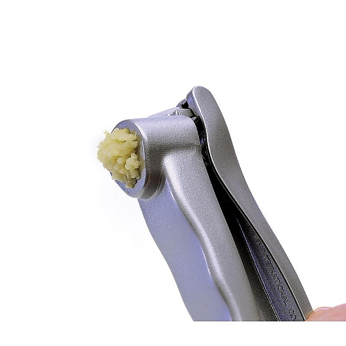 Progressive GIGP-90 2 in. W x 6-1/8 in. L Silver Aluminum Garlic Press