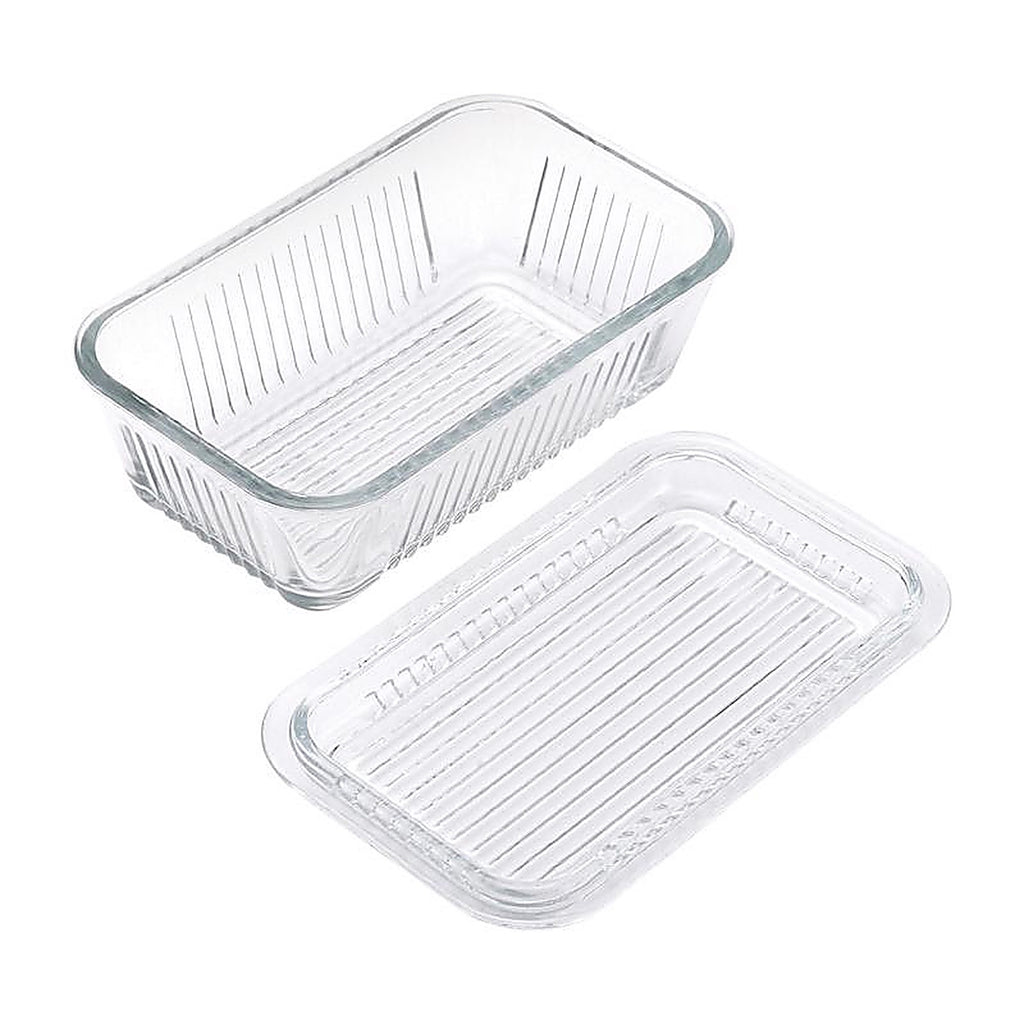 Lifetime - 5078594 - Clear Glass Multi Function Butter Dish 1 Pack