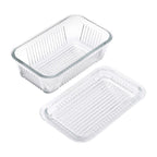 Lifetime - 5078594 - Clear Glass Multi Function Butter Dish 1 Pack