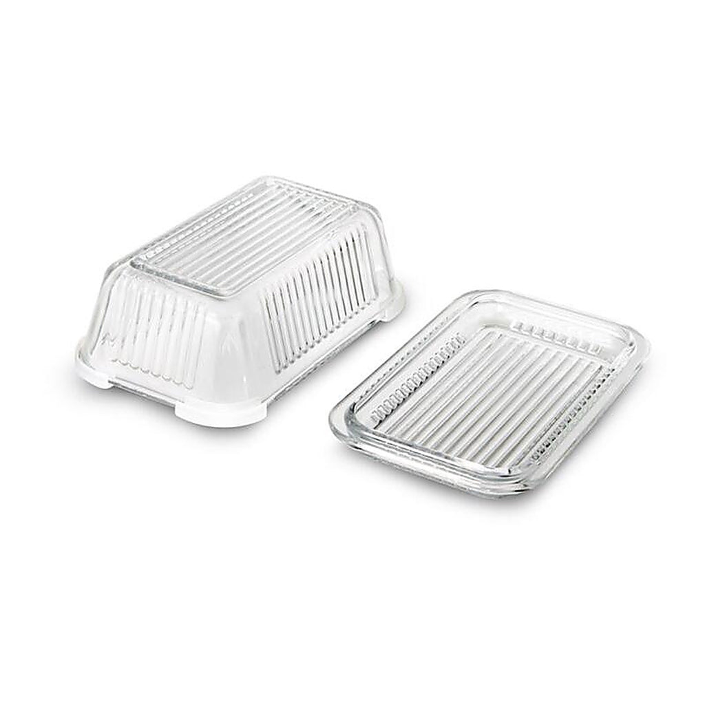 Lifetime - 5078594 - Clear Glass Multi Function Butter Dish 1 Pack