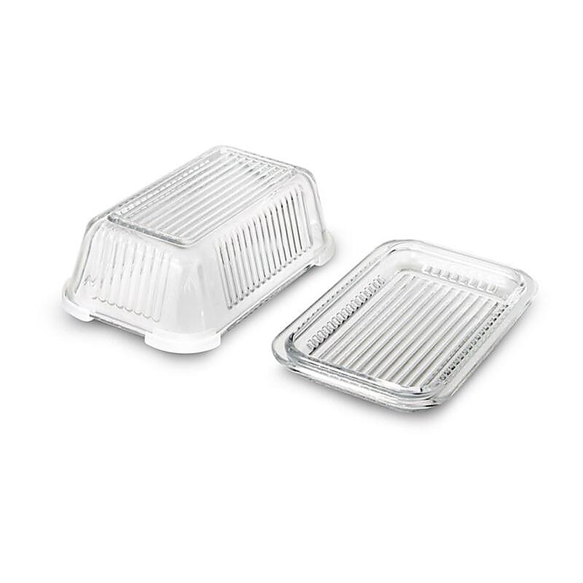 Lifetime - 5078594 - Clear Glass Multi Function Butter Dish 1 Pack