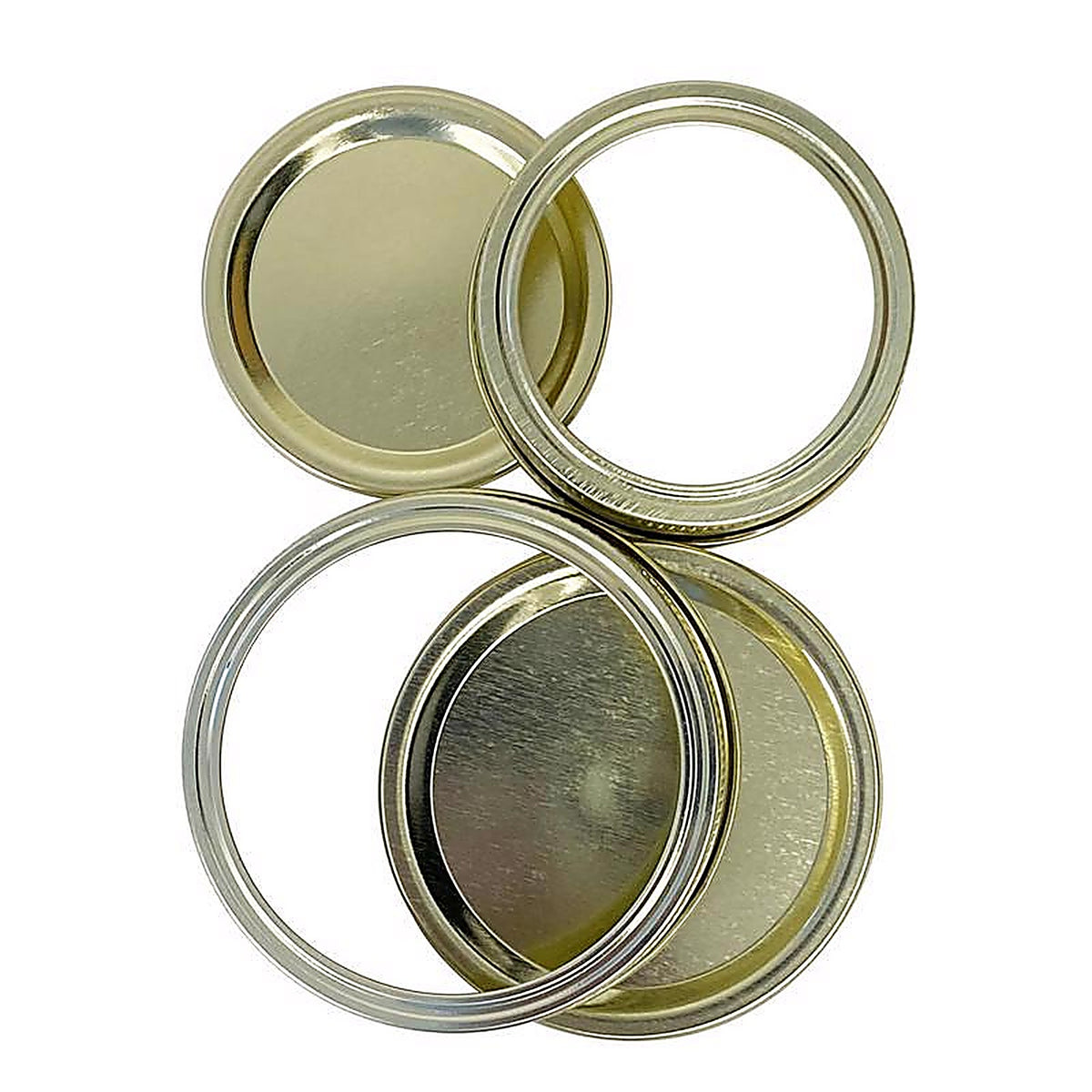 Tecnocap - HCR10TRB-G - Anchor Hocking Regular Mouth Canning Lids and Bands 12 Pack