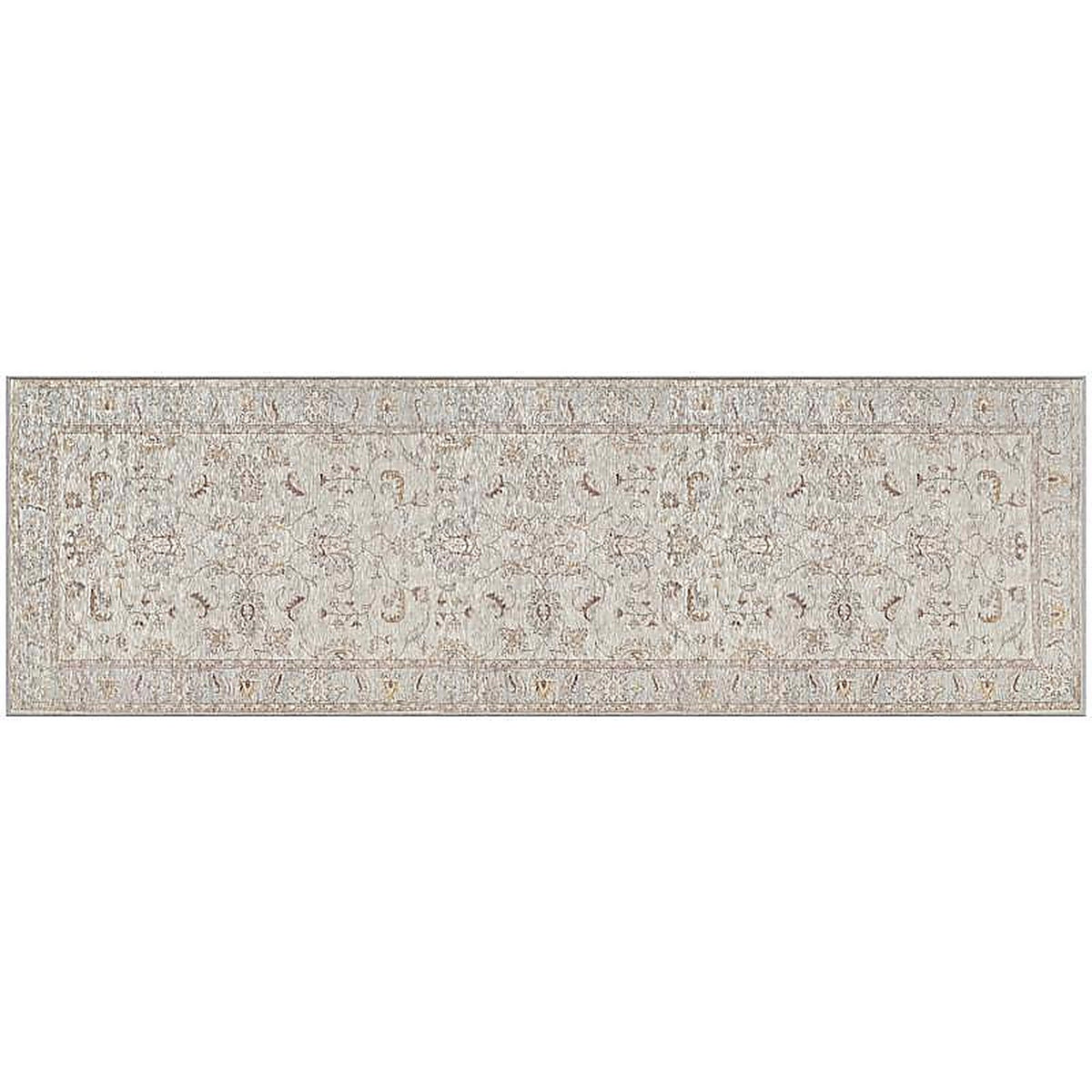 Gel Pro - 107-1-2476-JDOT - Nevermove 24 In. W X 76 In. L Beige Jordan Oatmeal Polyester Runner Rug