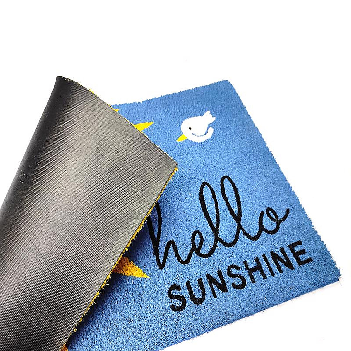 First Concept - FC-72020 - 18 In. W X 30 In. L Multi-Color Hello Sunshine Coir Door Mat