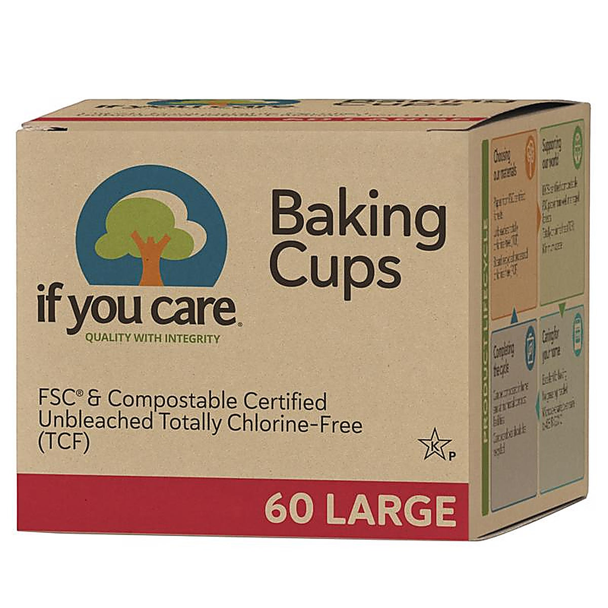 If You Care - J25010 - Brown Paper Baking Cups