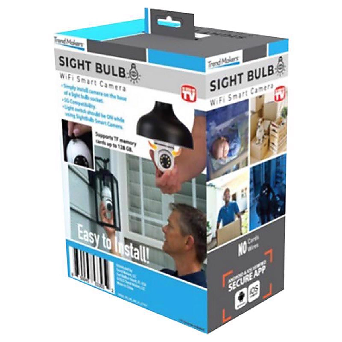 As Seen on TV - 5330503 - Sight Bulb Security Camera 1 Pack