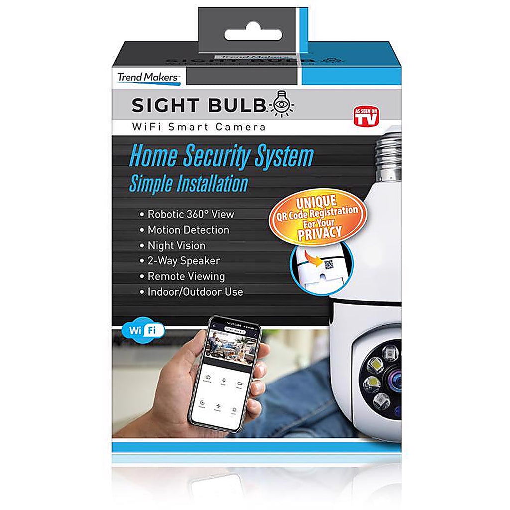 As Seen on TV - 5330503 - Sight Bulb Security Camera 1 Pack