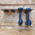 StealthMounts - TM-MK18-BLU-4 - Tool Holders Compatible with Makita 18V Lxt; Blue Abs Tool Holder 4 Pack